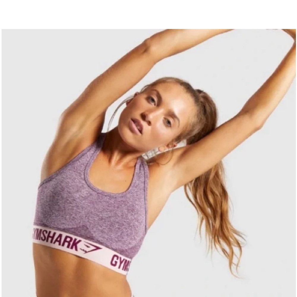 Gymshark Heathered Purple Sports Bra